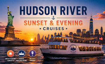 Hudson River Sunset &amp; Evening Cruises